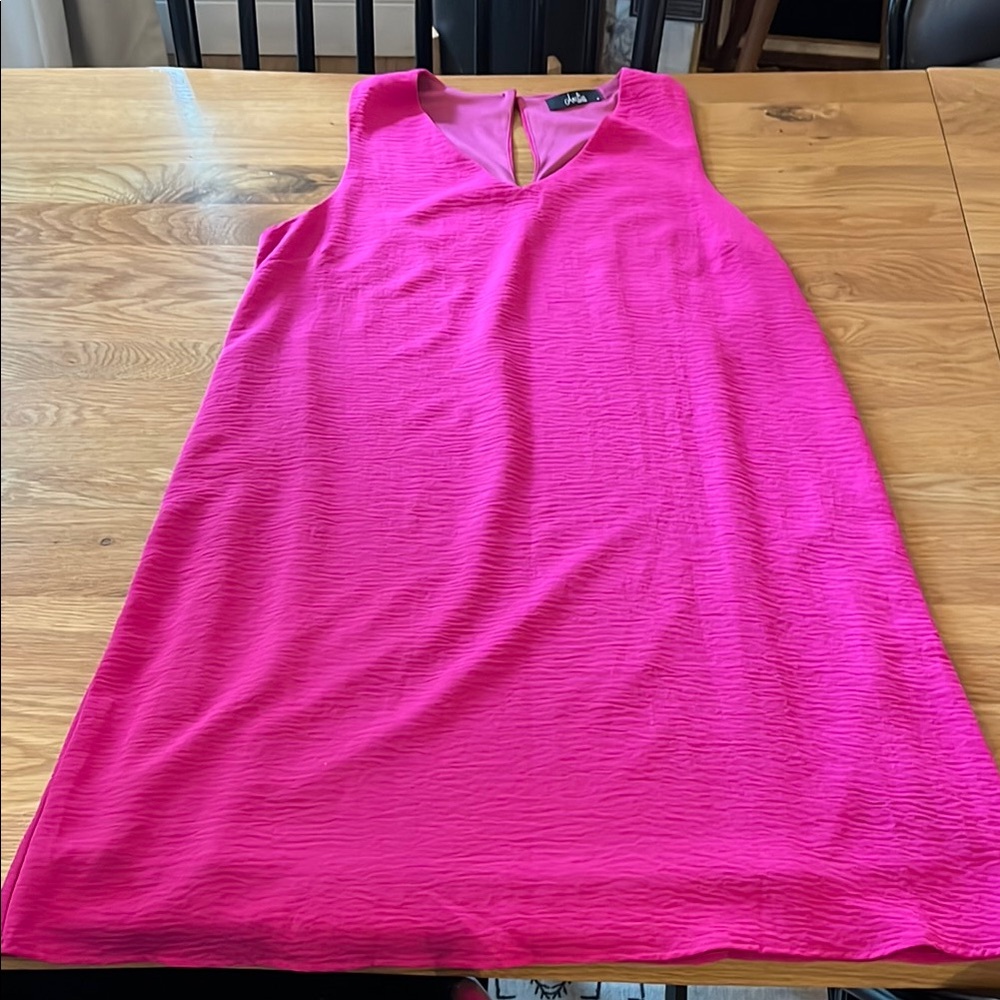 Amelia’s Pink Sheath Mini Dress V-Neck Sleeveless